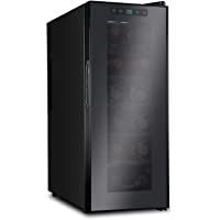 Los mejores  - Vinoteca termoeléctrica de Ivation para 12 botellas de vino tinto y blanco-enfriador y dispensador con pantalla digital…